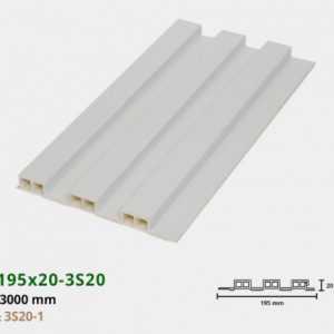Tấm nhựa ốp tường IWood W195x20-3S20-1