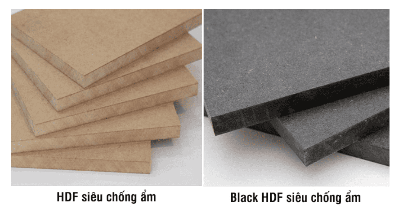 Cốt gỗ HDF quyết định phần lớn đến khả năng chống nước ở các loại ván sàn công nghiệp