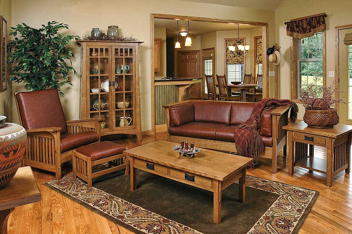 Mẫu sàn gỗ đẹp kết hợp đồ nội thất bằng gỗ 