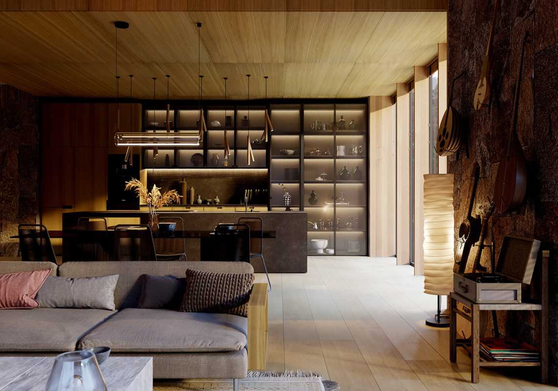 Sàn gỗ công nghiệp Binyl được ứng dụng nhiều trong thiết kế nội thất 
