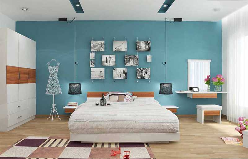 Ý tưởng phòng ngủ màu xanh Pastel tuyệt đẹp 