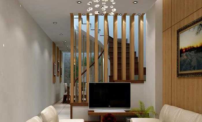 Lam gỗ phòng khách hiện được khách hàng sử dụng ngày càng phổ biến