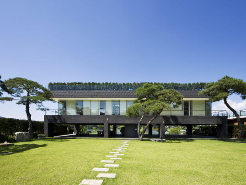 Những kiểu thiết kế kiến trúc biệt thự đẹp tại Hàn Quốc