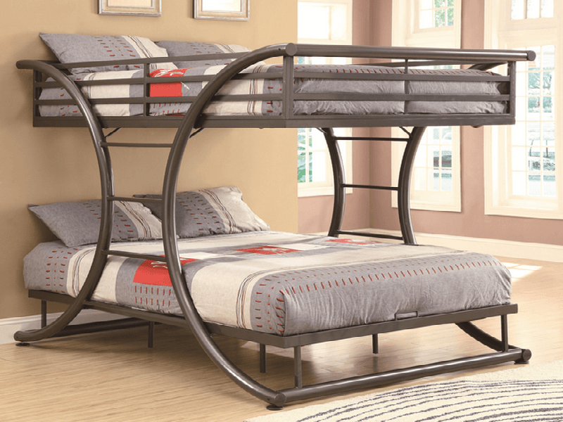 Mẫu thiết kế giường tầng sắt mẫu 2