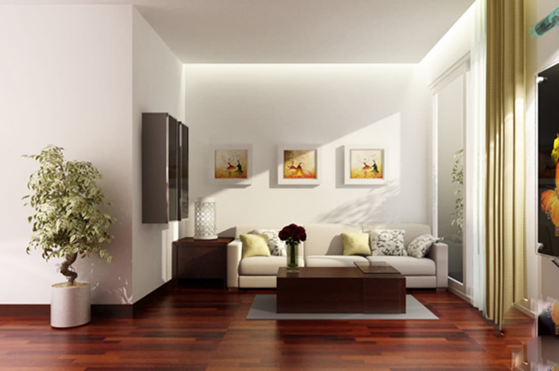 25 mẫu sàn gỗ phòng khách sang trọng và thịnh hành 2022