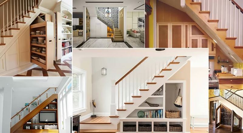 Tủ cầu thang hiện đại - xu hướng mới trong thiết kế nội thất