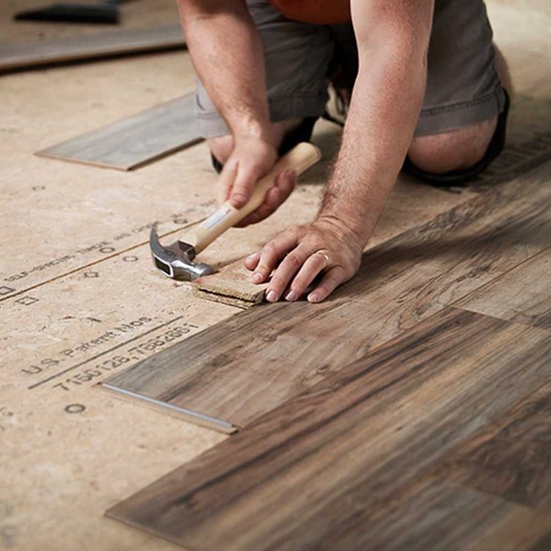 Lát sàn gỗ theo kiểu phá cách, sáng tạo