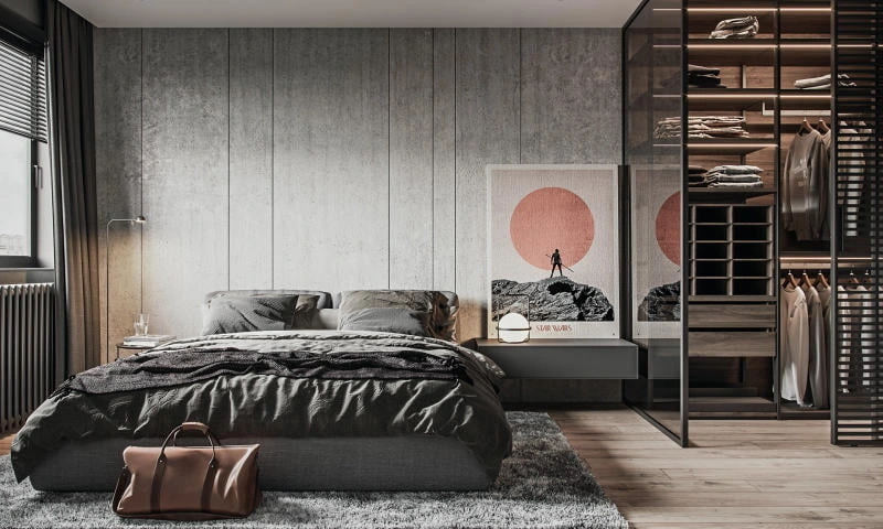 Phòng ngủ phong cách thiết kế urban