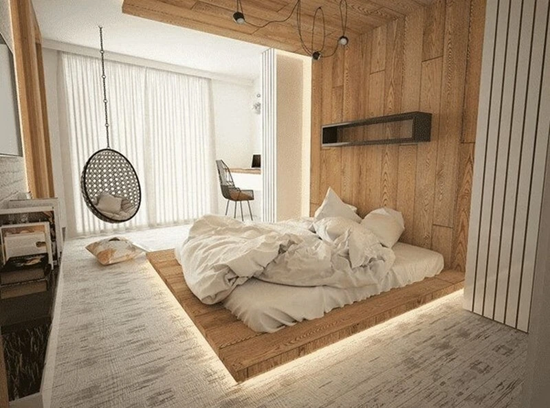 Mẫu phòng ngủ tối giản kiểu nhật