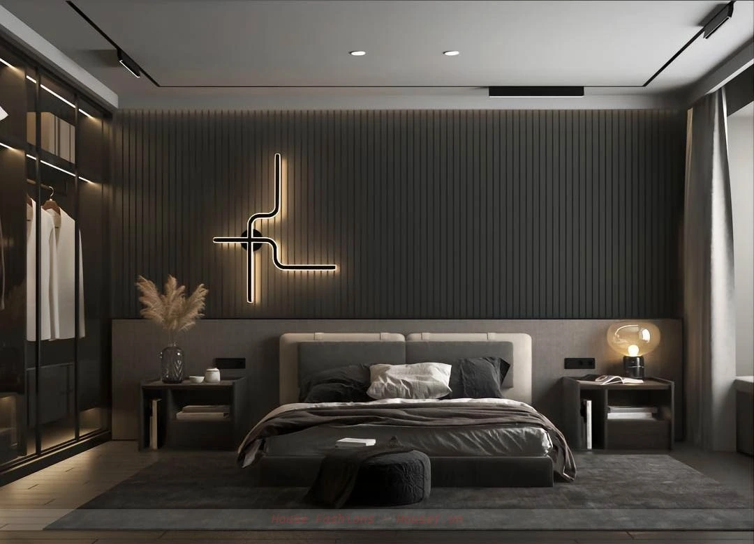 Thiết kế nội thất phòng ngủ tối giản sang trọng, cao cấp