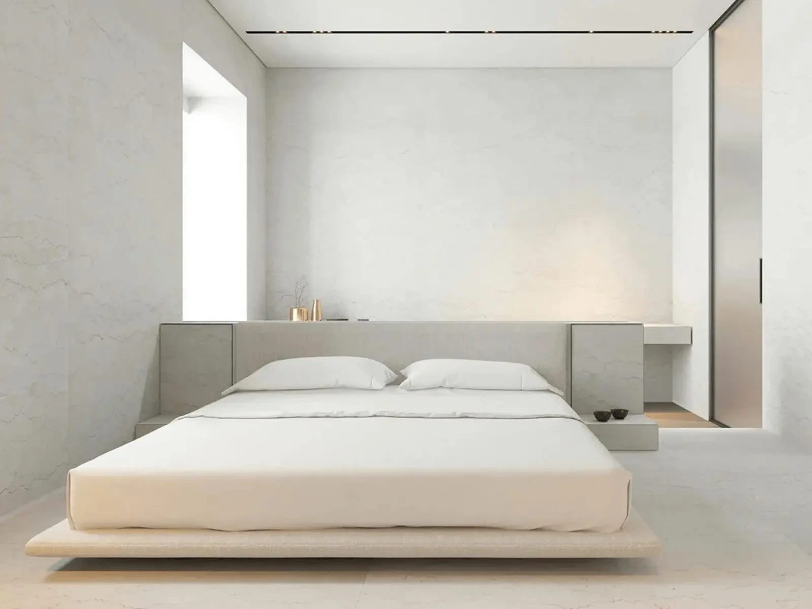 Mẫu thiết kế phòng ngủ nhỏ tối giản 